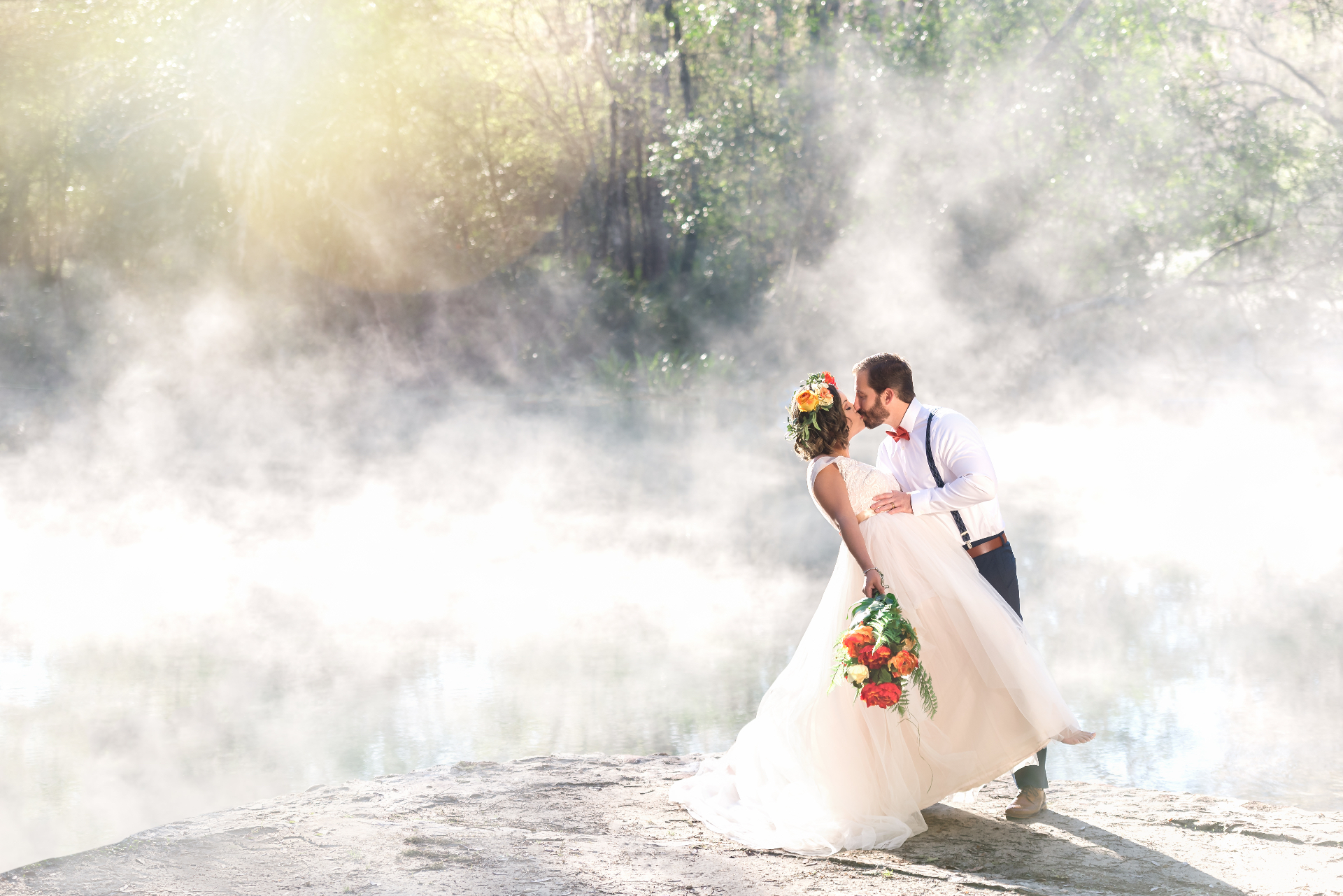 Misty kiss at springs